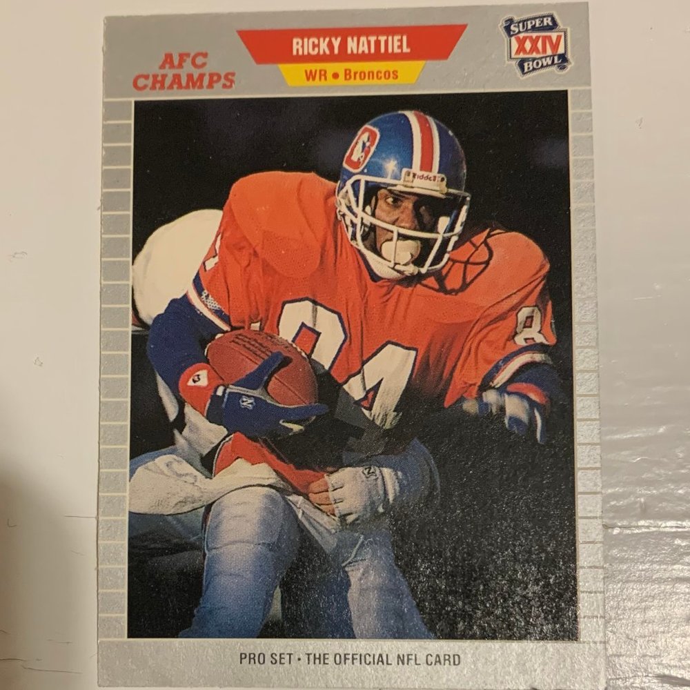 Ricky Nattiel 1989 Pro Set #109 Football Card